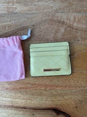 Poppy and Peonies Yellow HOLD ME CARD HOLDER, Wallet, purse